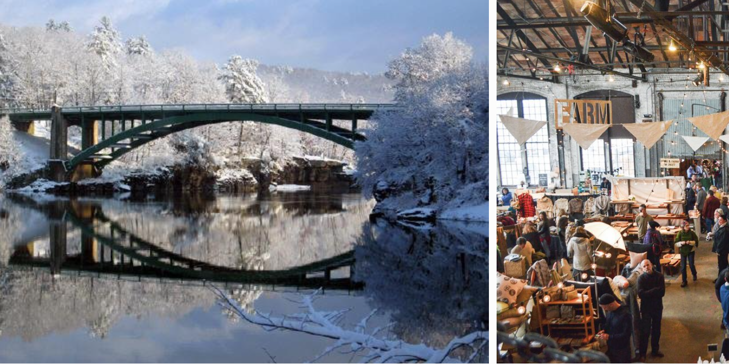 The Holidays in The Catskills & Hudson Valley Red Cottage