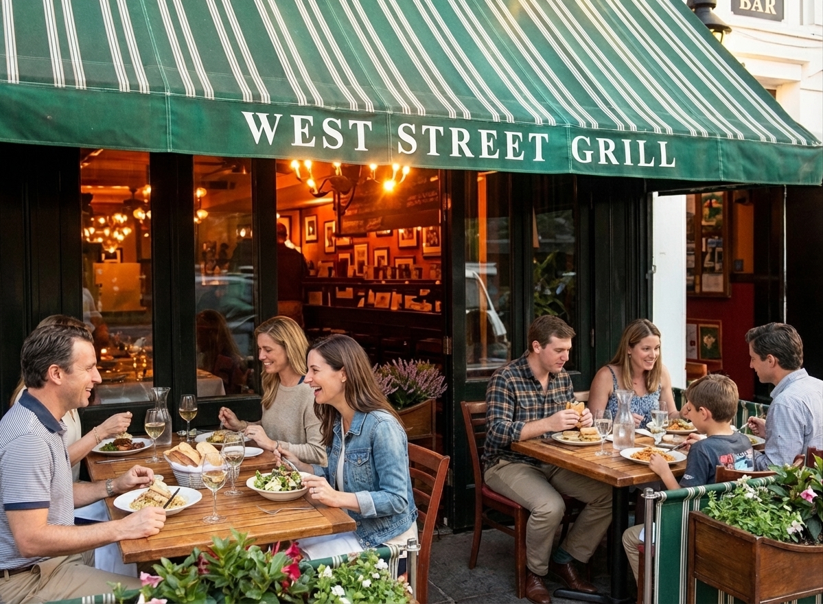 Elegant dining setup near Mohawk Mountain in the Litchfield Hills