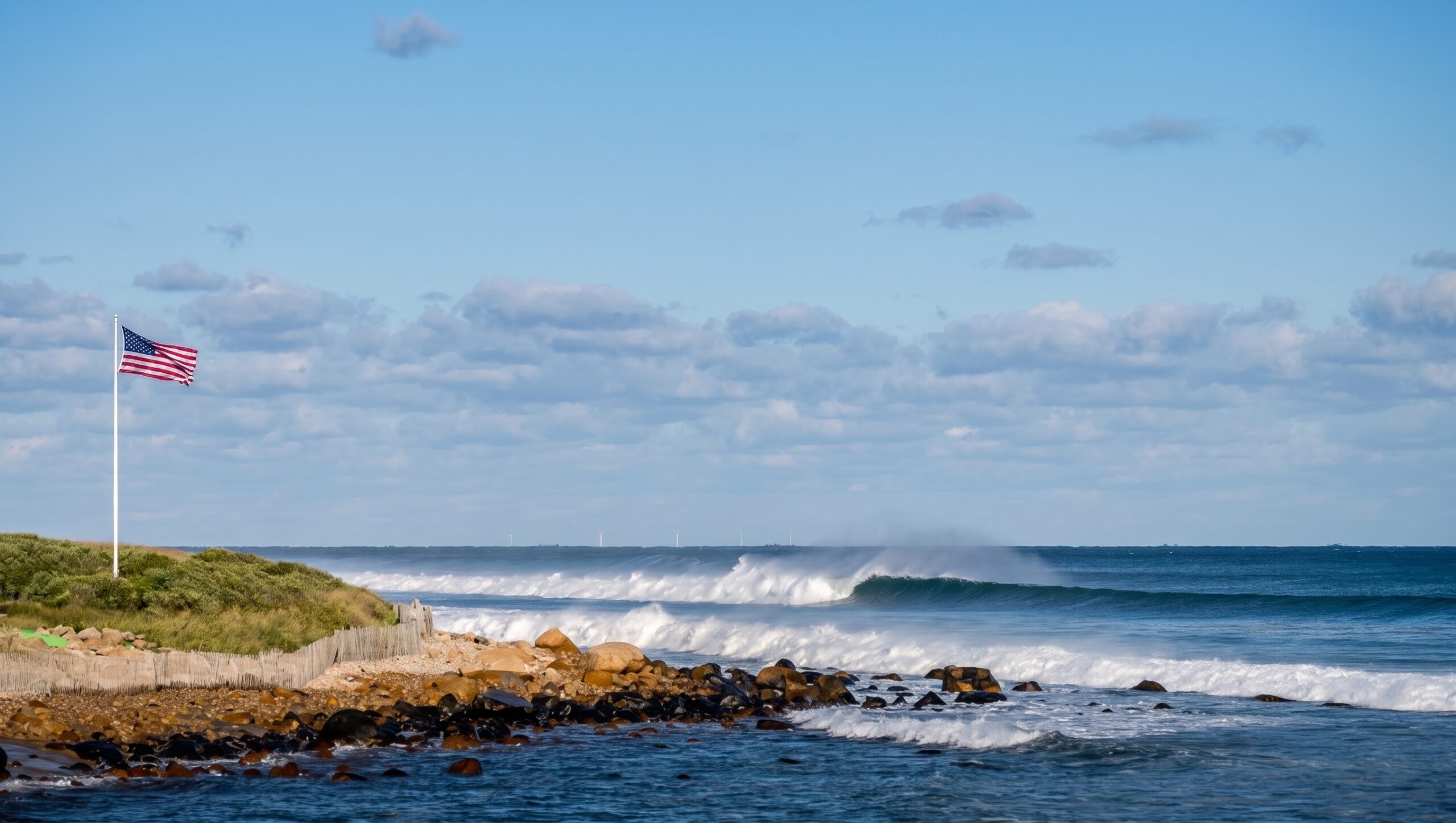 Surfing at Ditch Plains Montauk Suffolk County
