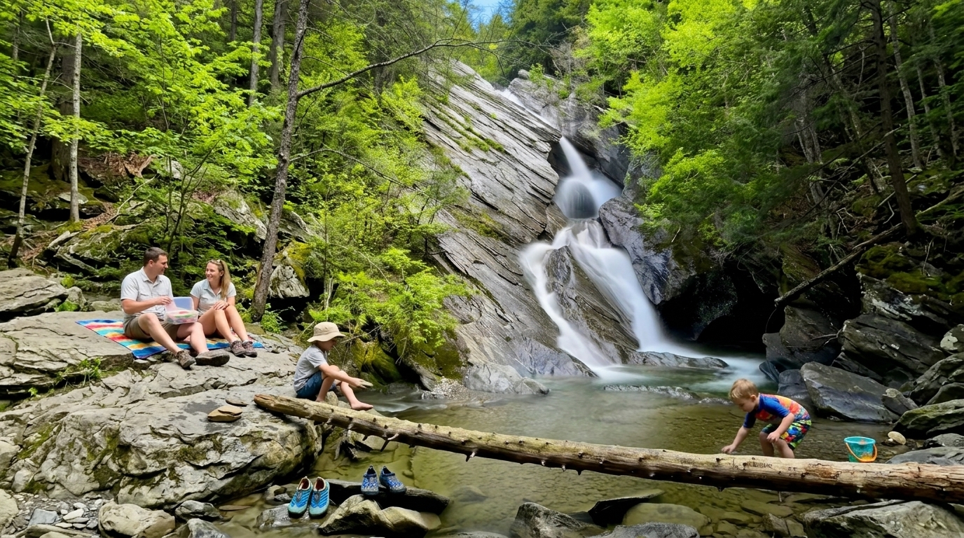West River at Jamaica State Park near Londonderry, Vermont.
