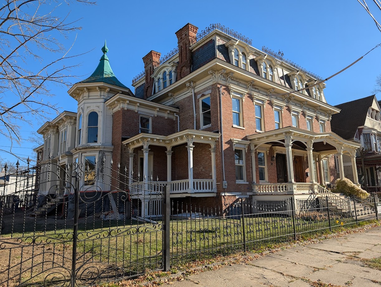 Hudson City and Warren Street in Columbia County New York
