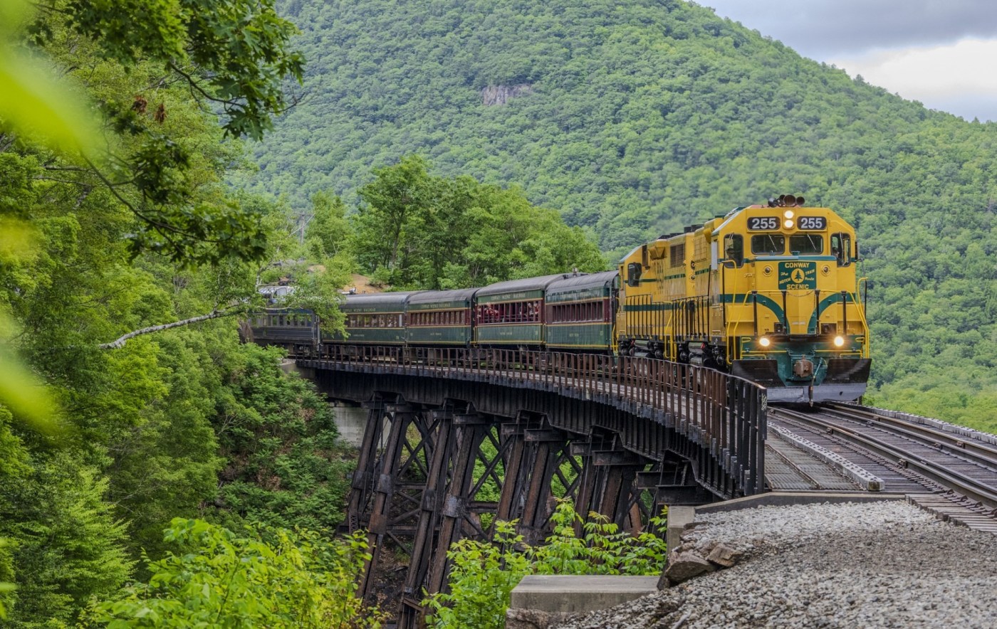 Conway Scenic Railroad in the White Mountains