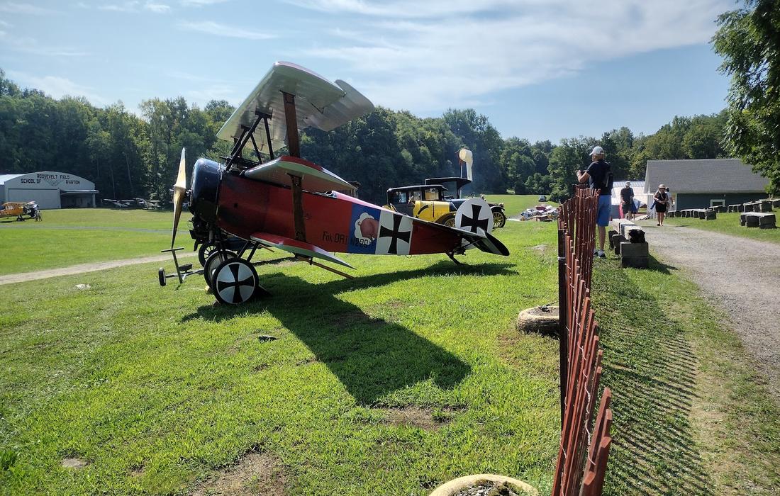 Old Rhinebeck Aerodrome vintage airshow in the Hudson Valley.